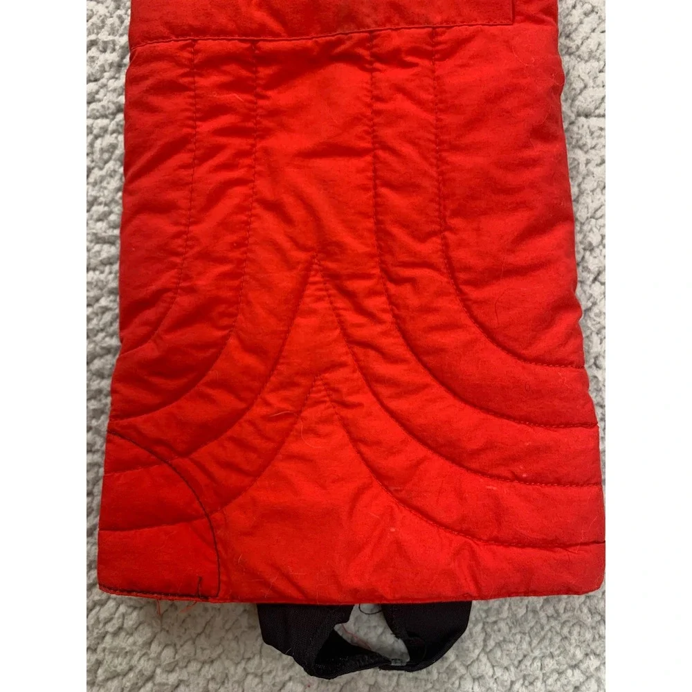 Vintage Profile Ski Pants Youth 12 Black Red Wool‎ Blend Stirrup Insulated